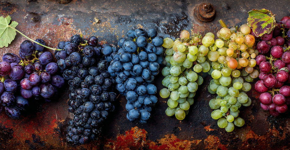 types of grapes colors