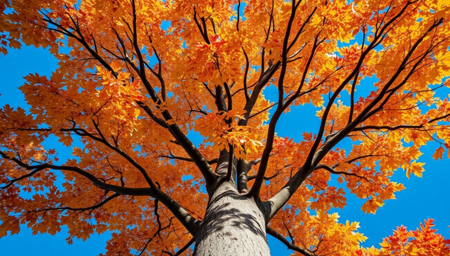 Sassafras tree in the yard