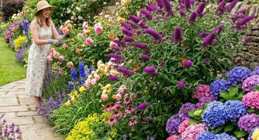 Shrubs That Bloom All Summer in a Florida garden