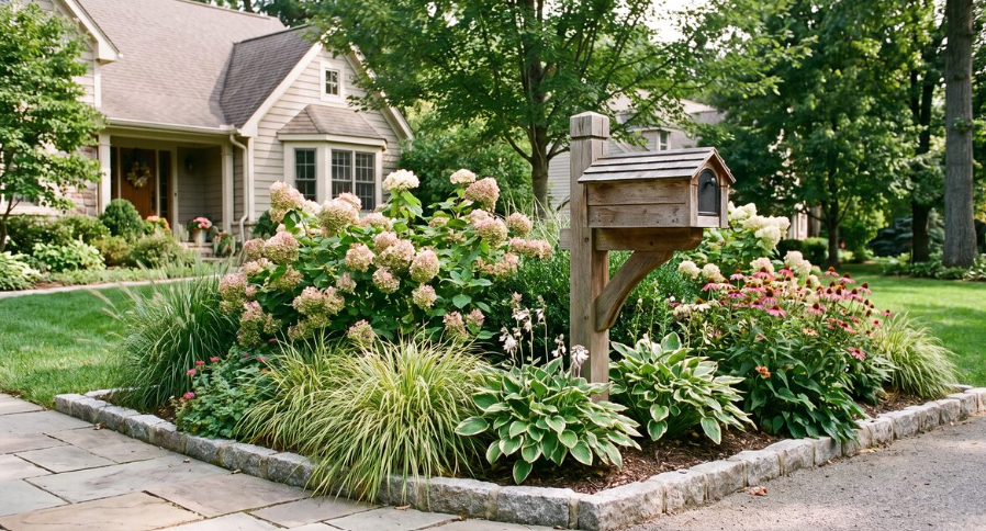 Simple Landscaping Ideas Around Mailbox