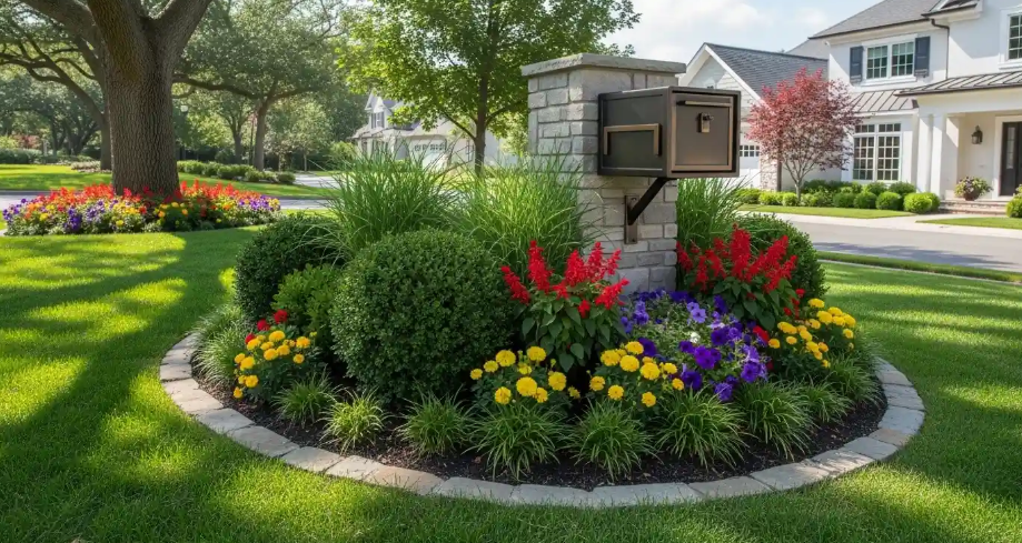 flowers to plant around mailbox in florida