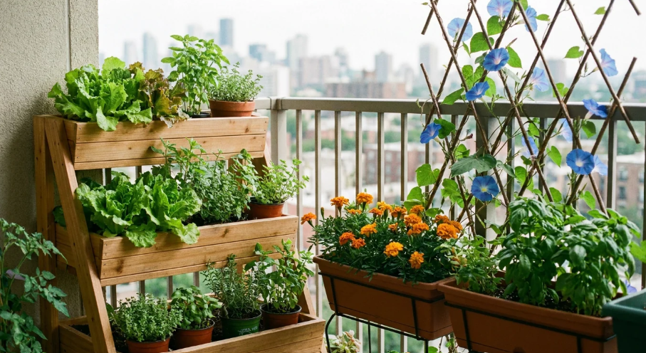 Balcony Vegetable Gardening