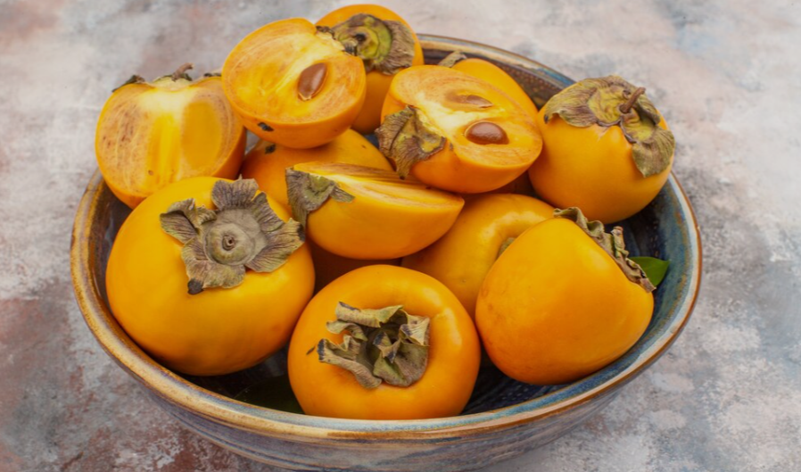 Persimmons, the most popular Orange Fruit