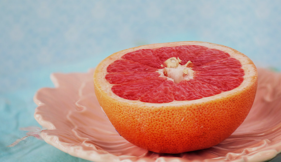 Orange that is pink on the inside
